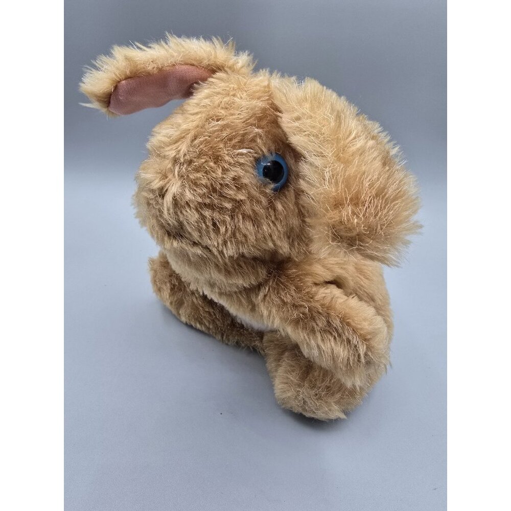 Vintage Bunny Puppet 1981 Fisher Price 9" HOPPIE HOPPY Plush Rabbit Stuffed